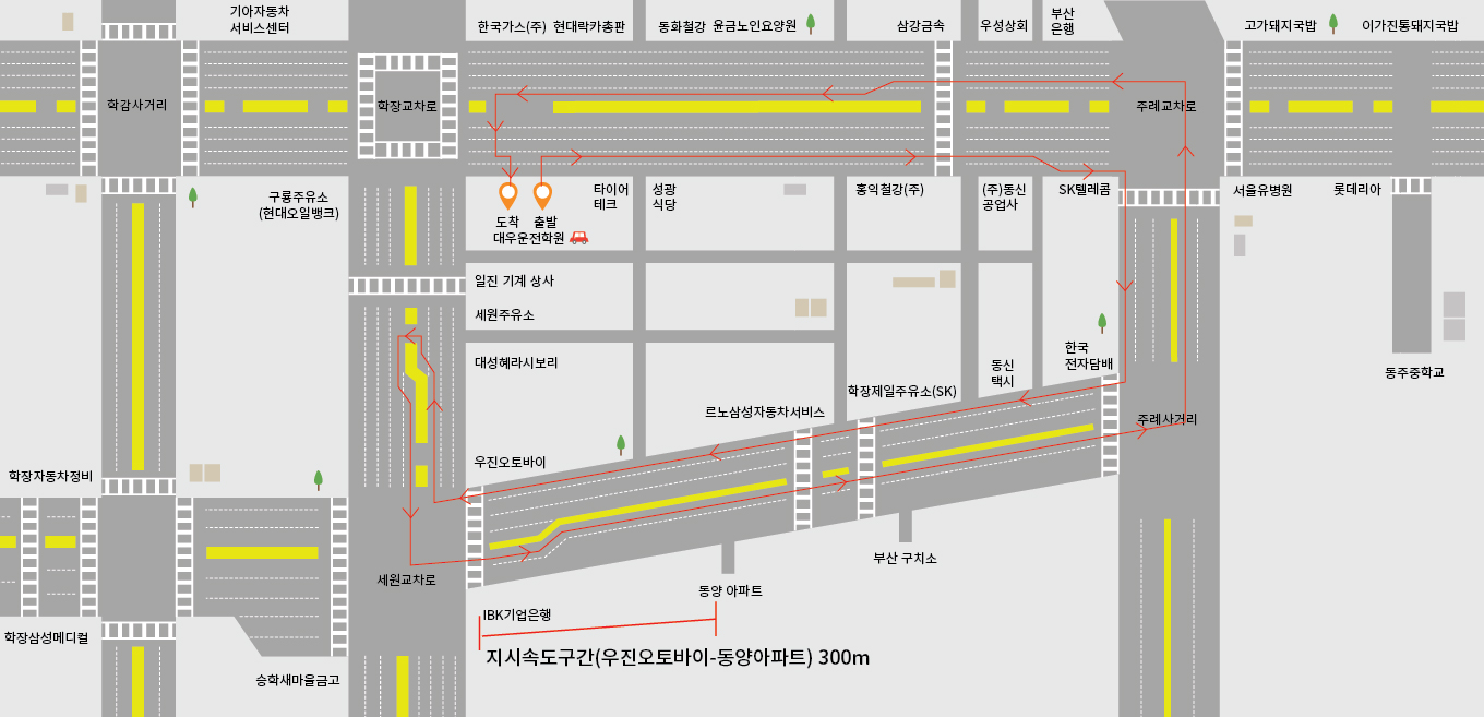 도로주행 1번코스